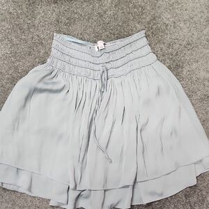 She + Sky Light Gray Skater Skirt